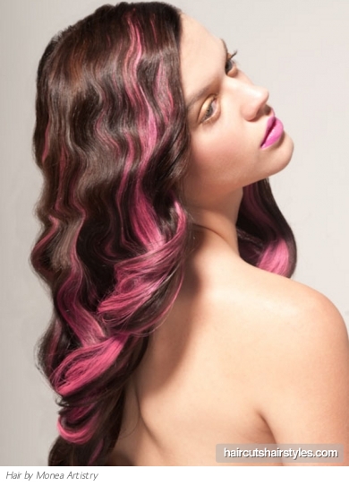 pink hair highlight | Glamour Buzz